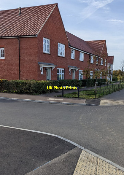 Photo 6"x4" Northwest end of Duxbury Close, Great Oldbury Chipmans Platt c2021