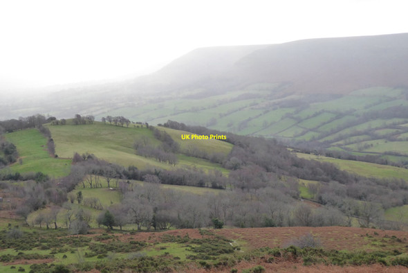 Photo 6"x4" Little Black Hill and the Olchon valley Craswall\/SO2934 c2022