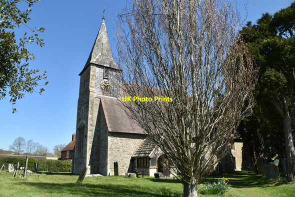Photo 6"x4" Church of St Mary Horne c2021 P1