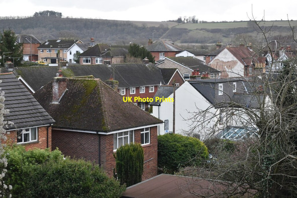 Photo 6"x4" View over Highcliffe Winchester c2022