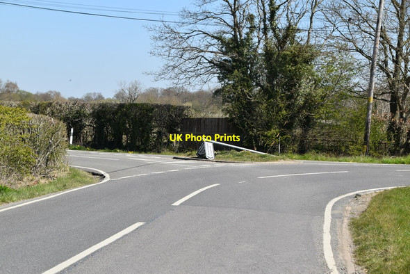 Photo 6"x4" Bones Lane, Brickhouse Lane junction Newchapel\/TQ3642 c2021