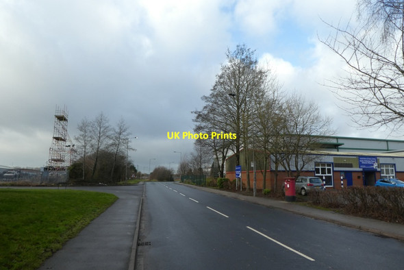 Photo 6"x4" Post box on Aviation Road Sherburn in Elmet c2022