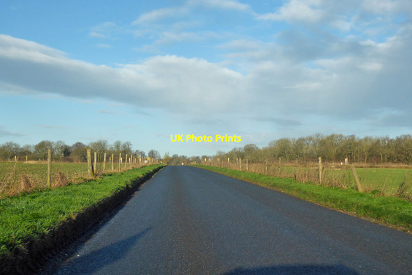 Photo 6"x4" Road towards Pewsey Lower Everleigh c2022