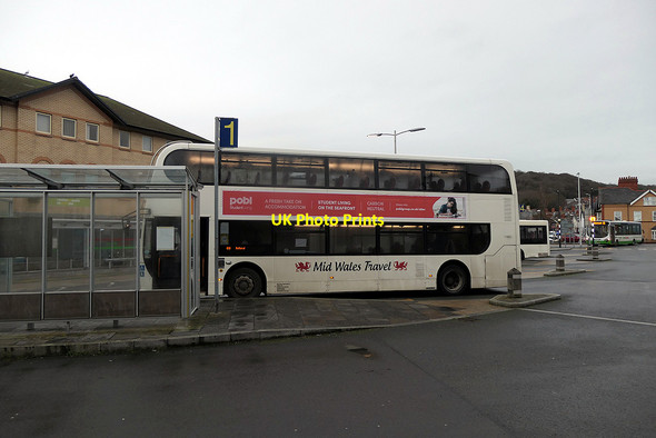 Photo 6"x4" A Mid Wales Travel double-decker in Aberystwyth bus station Aberystwyth c2022
