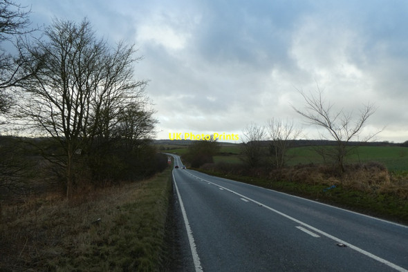 Photo 6"x4" B1222 heading west Sherburn in Elmet c2022