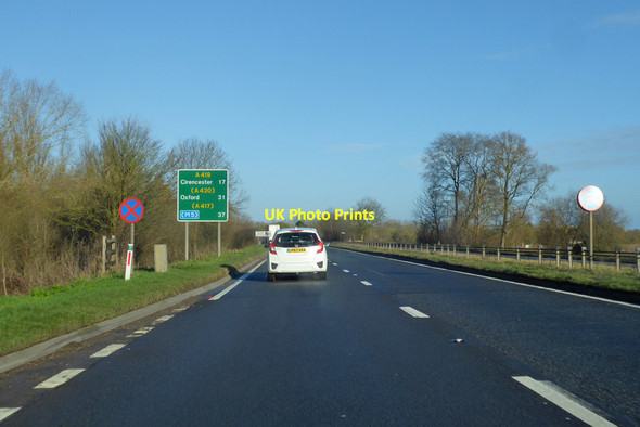 Photo 6"x4" Northbound A419 Dorcan c2022