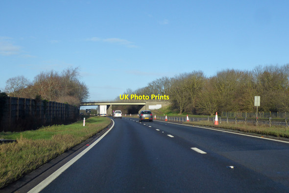 Photo 6"x4" Northbound A419 Covingham c2022