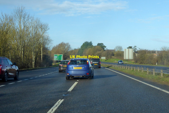 Photo 6"x4" Northbound A419 Kingsdown\/SU1688 c2022