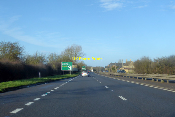 Photo 6"x4" Northbound A419 Cricklade c2022