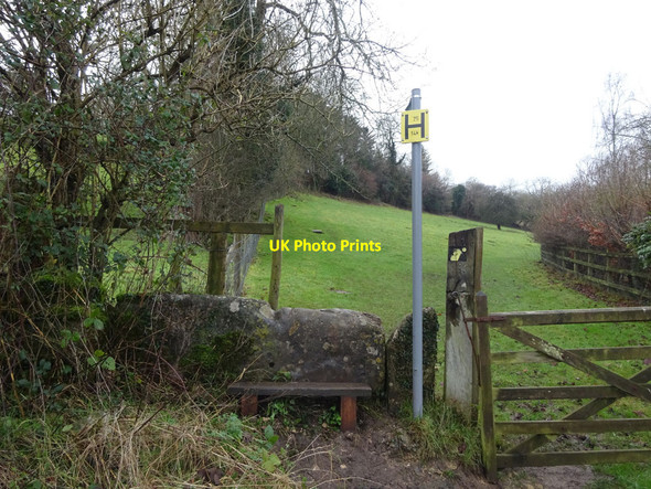 Photo 6"x4" Stone Stile, Horsley Nailsworth c2022