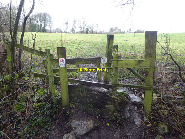 Photo 6"x4" Stone Stile, Horsley Nailsworth c2022