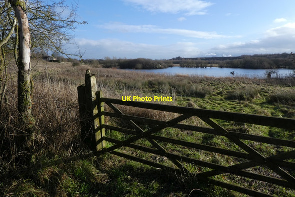 Photo 6"x4" Gate along Newton Lane Castleford c2022