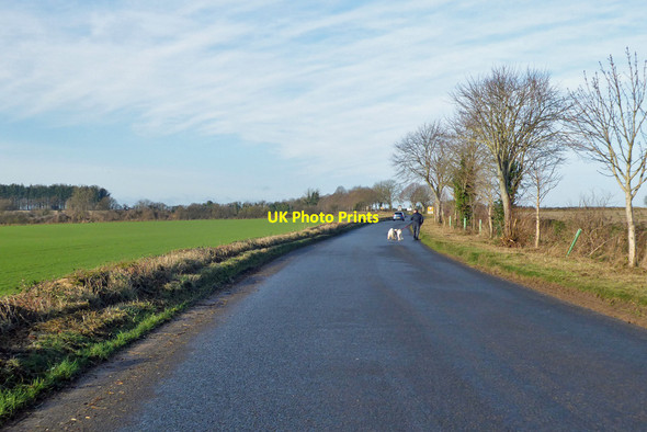 Photo 6"x4" Road from Kemble towards Tarlton Kemble c2022