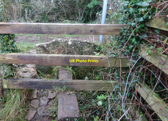 Photo 6"x4" Stone Stile, Horsley Nailsworth c2022
