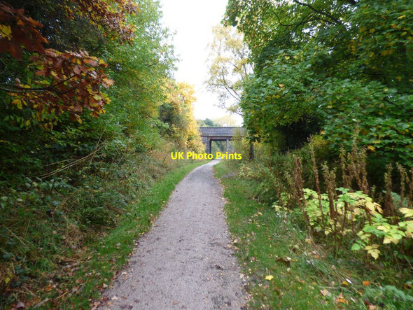 Photo 6"x4" Bridge over the Wirral Way Neston\/SJ2877 c2016 P1