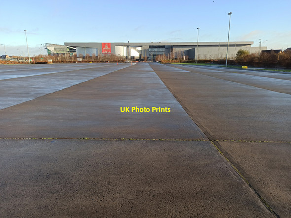 Photo 6"x4" Emirates Arena parking area Glasgow c2021