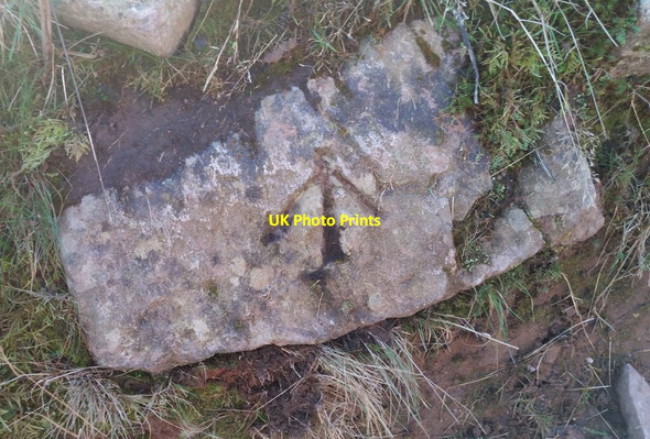 Photo 6"x4" Ordnance Survey Pivot Risca c2022