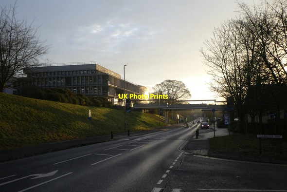 Photo 6"x4" University Road and Library Heslington c2022