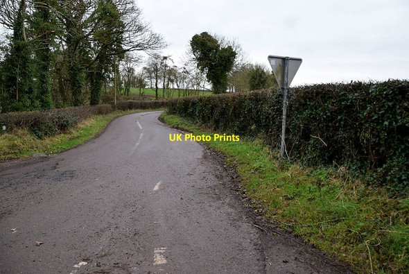 Photo 6"x4" Minor road, Killymoonan Fintona c2022