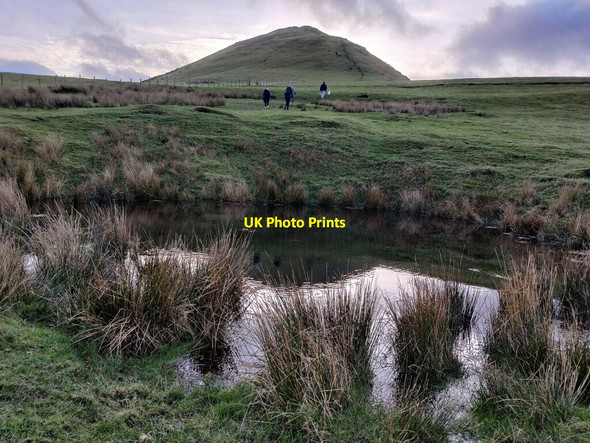Photo 6"x4" Small pool near Caer Caradoc Comley\/SO4896 c2022
