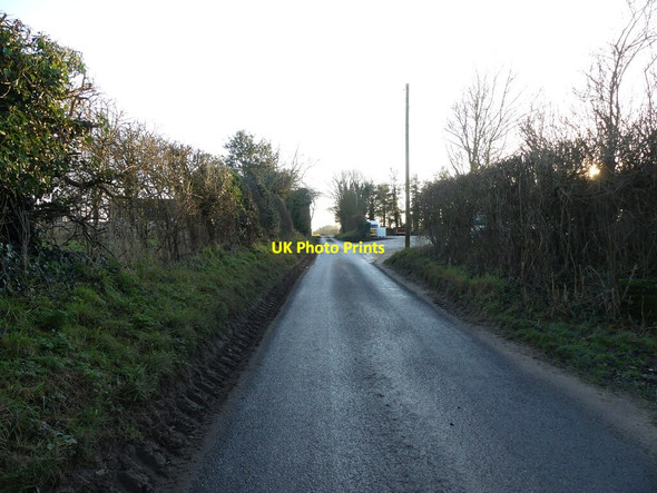 Photo 6"x4" South on Hall Road Southrepps c2022