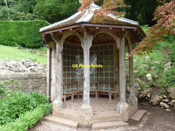 Photo 6"x4" Gazebo in the Rose Garden Tyntesfield c2015