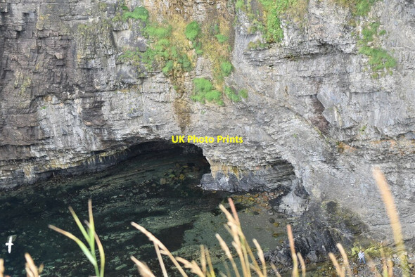 Photo 6"x4" Sea cave, Whale Geo Ulbster c2021