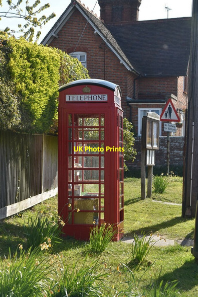 Photo 6"x4" Telephone kiosk Horsted Keynes c2021