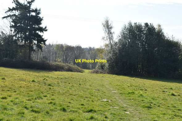 Photo 6"x4" Footpath to Danehill Lane Horsted Keynes c2021