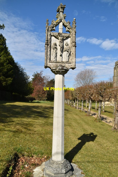 Photo 6"x4" Cross, Church of All Saints Danehill c2021
