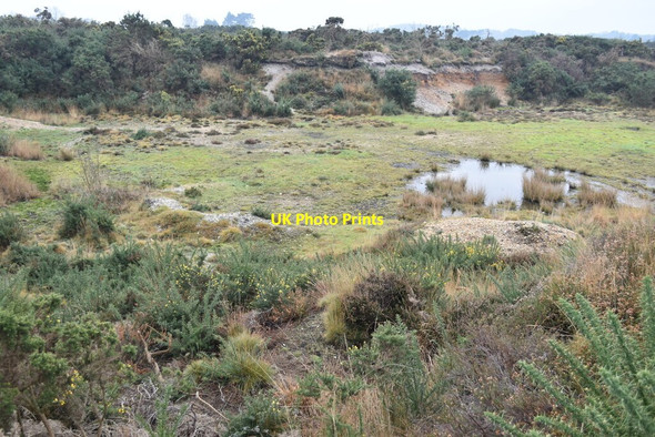 Photo 6"x4" Disused pit near Lower Row Higher Row c2022