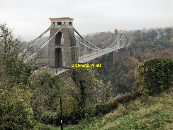 Photo 6"x4" Clifton Suspension Bridge Clifton\/ST5673 c2021