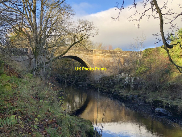 Photo 6"x4" Stanhope Bridge Stanhope\/NY9939 c2021
