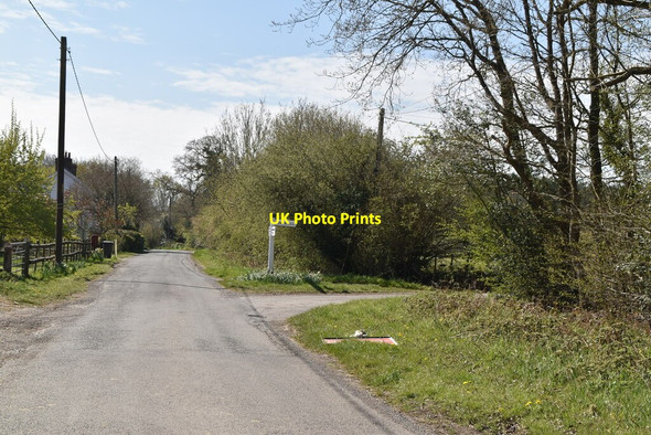 Photo 6"x4" Tanyard Lane, Sliders Lane junction Furner's Green c2021