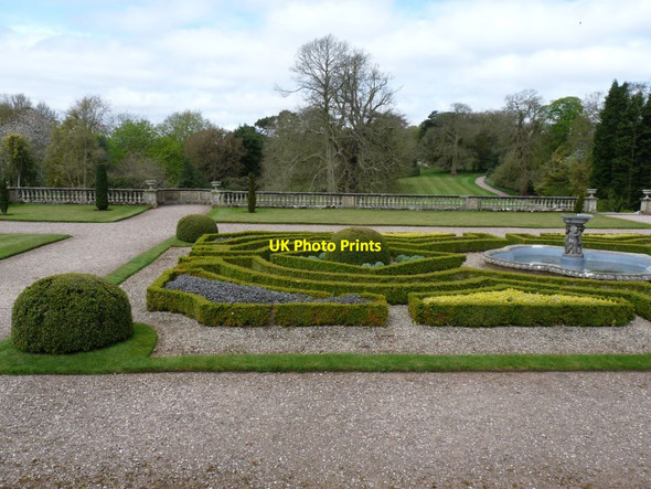 Photo 6"x4" Knot garden at Weston Park Weston Under Lizard c2013