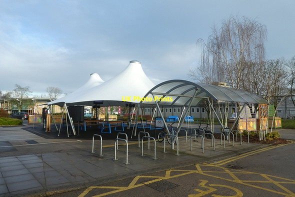 Photo 6"x4" James College outdoor space Heslington c2022