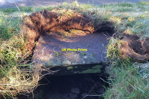 Photo 6"x4" Stone Culvert Cwmwysg c2022