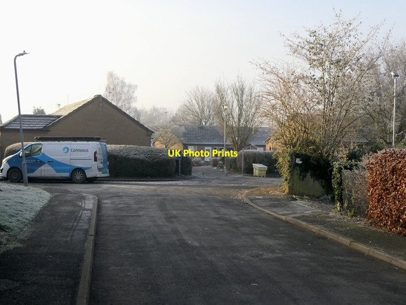 Photo 6"x4" A frosty morning, Clee View Ludlow c2022