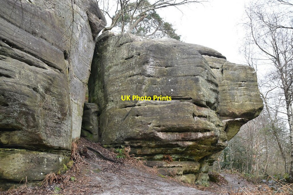 Photo 6"x4" Eridge Rocks Eridge Green c2021