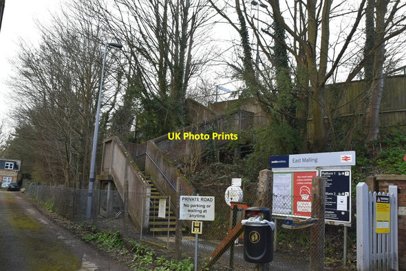 Photo 6"x4" East Malling Station The Rocks\/TQ7056 c2021 P1