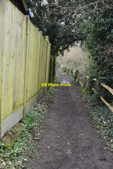 Photo 6"x4" Footpath by Ditton Quarry Ditton\/TQ7157 c2021