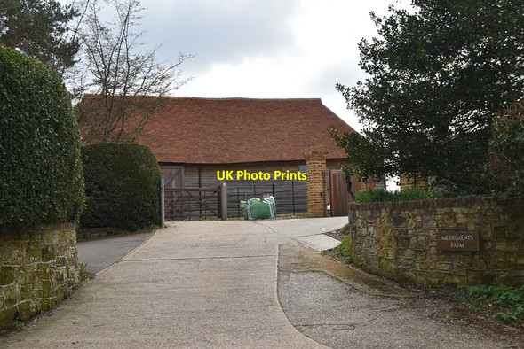 Photo 6"x4" Barn, Merriments Farm Hurst Green\/TQ7327 c2021