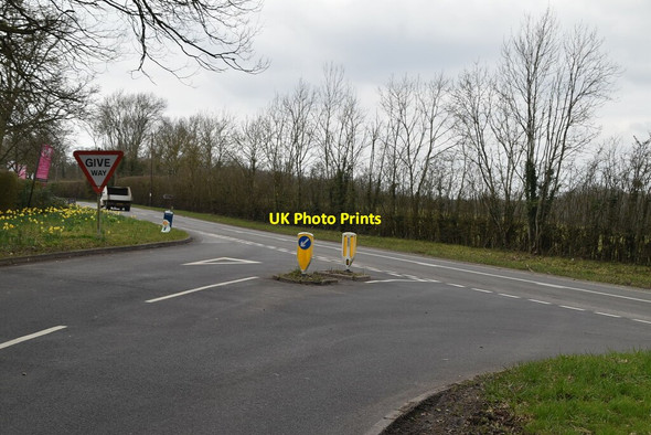 Photo 6"x4" Merriments Lane meets A229 Hurst Green\/TQ7327 c2021