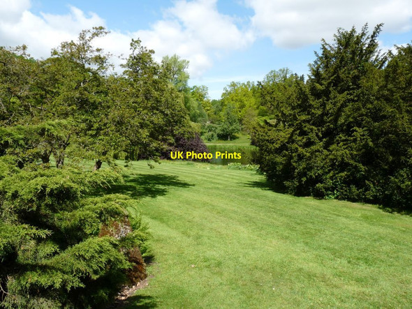 Photo 6"x4" View from the Stone to the Main Pool Hodnet c2013