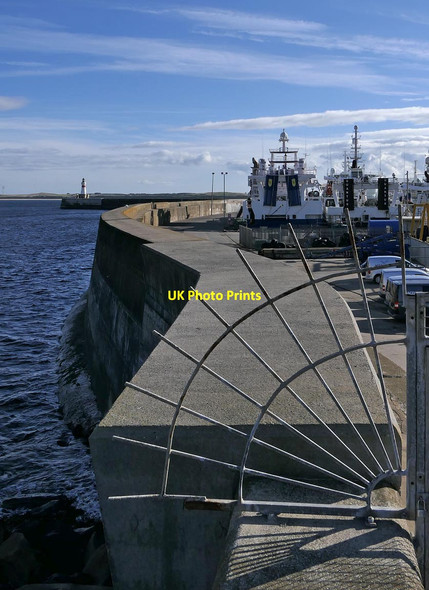 Photo 6"x4" Balaclava Pier, Fraserburgh, Aberdeenshire Fraserburgh c2021