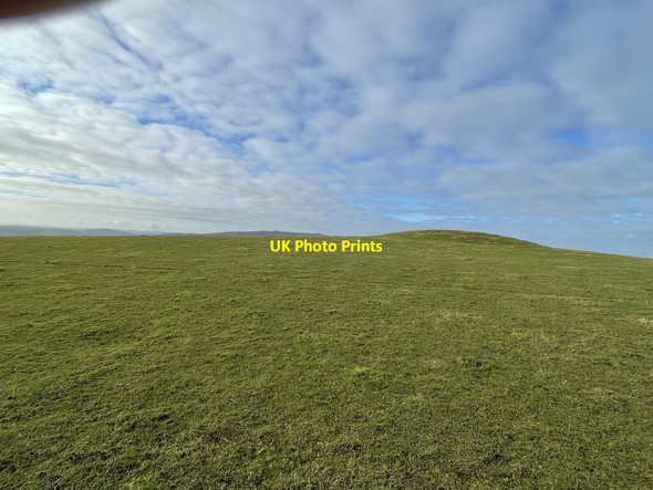 Photo 6"x4" Tumulus on Cothercott Hill Westcott\/SJ4001 c2022
