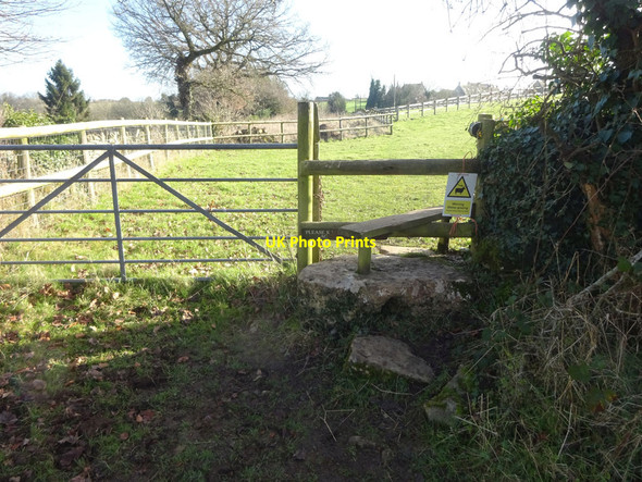 Photo 6"x4" Stone Stile, Minchinhampton Burnt Ash c2022