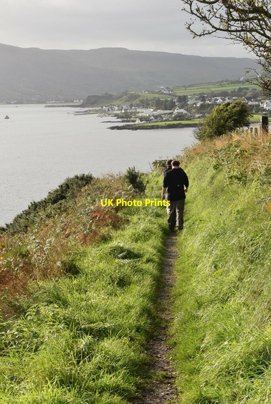 Photo 6"x4" Coastal path to Cushendall Cushendall c2021