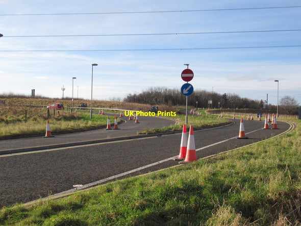 Photo 6"x4" Junction with the A1, Queen Margaret University Newcraighall c2022