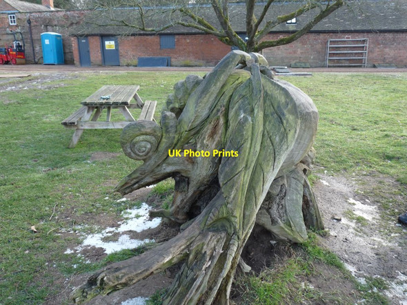 Photo 6"x4" Fantastic carving at Attingham Atcham c2012